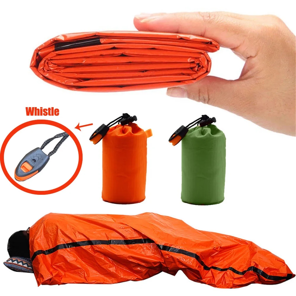 Emergency Mylar Tent - Portable Waterproof Emergency Survival Sleeping Bag