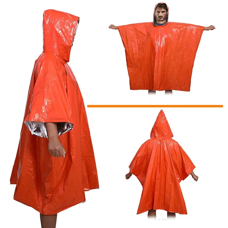 Camping Raincoat Waterproof Su - Survival Blanket Reflective review and price