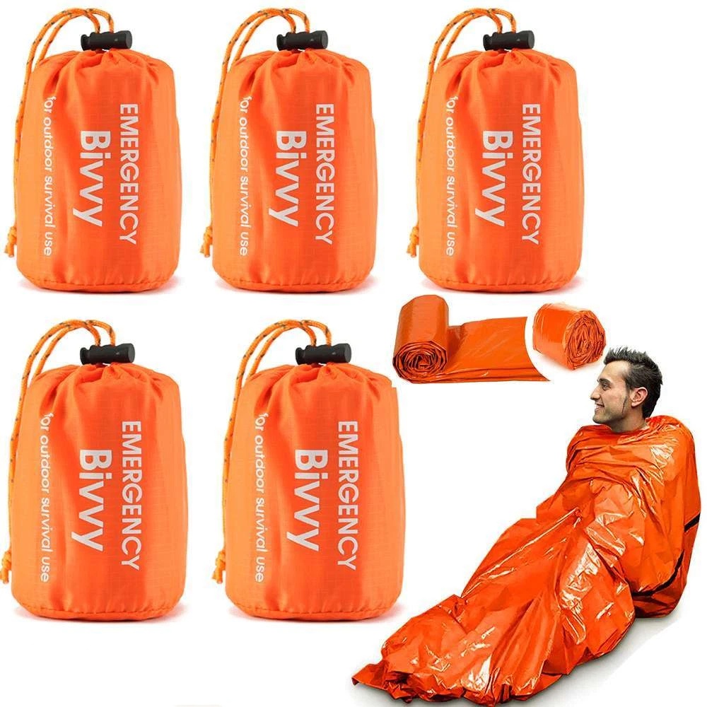 1-5Pack Emergency Sleeping Bag - Bivy Bag Emergency review and price