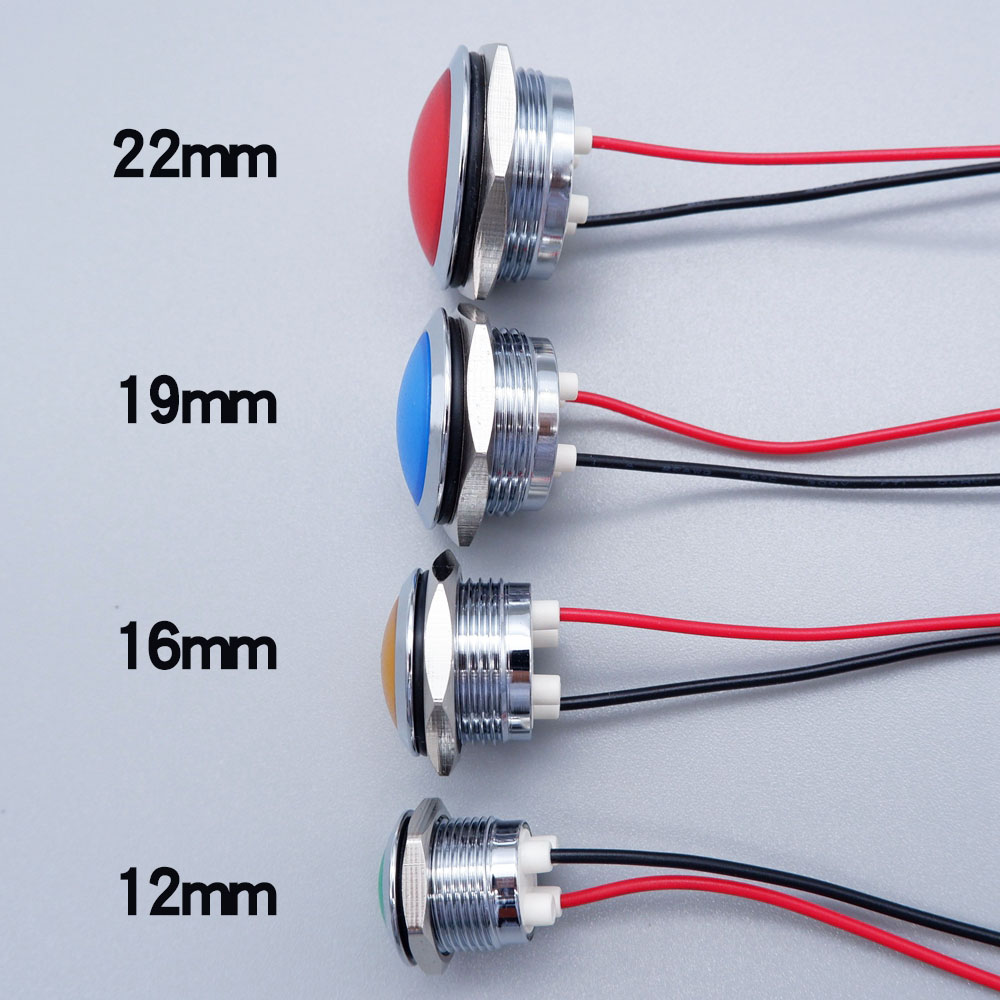 Metal LED Indicator Light 12mm - Signal Panel Orange review and price