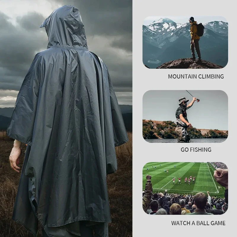 Outdoor 3 In 1 Military Rainco - Emergency Poncho Rain review and price