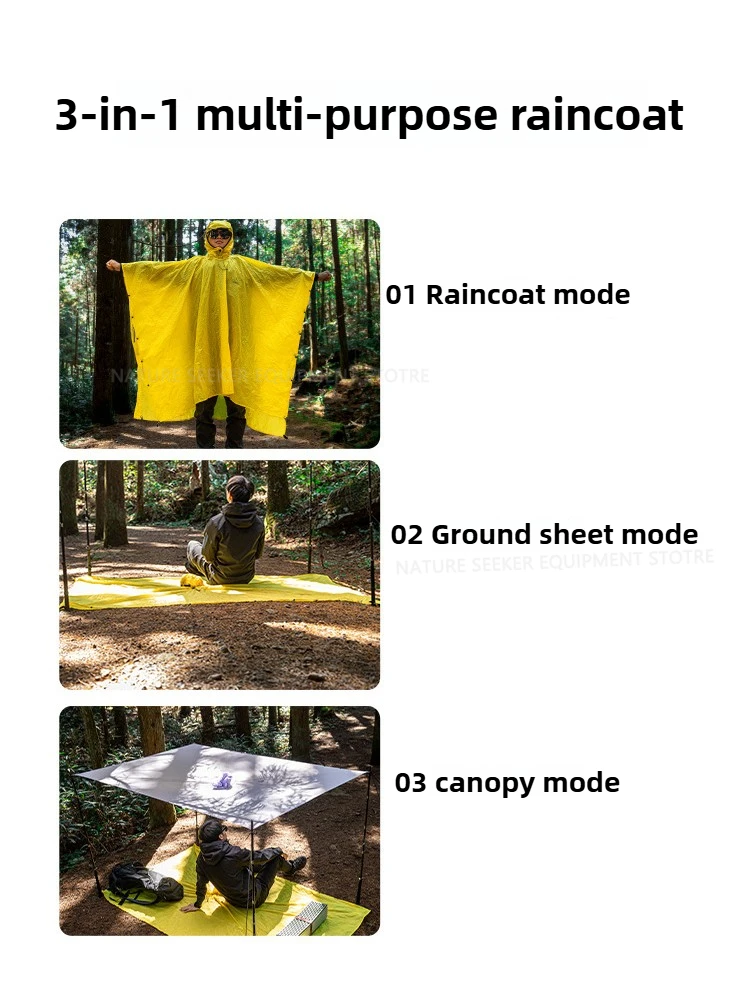 15D/210T Raincoat Waterproof R - Emergency Poncho Rain review and price