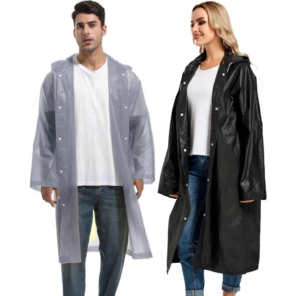1/2PCS Compact Reusable Rain  - Emergency Poncho Rain review and price